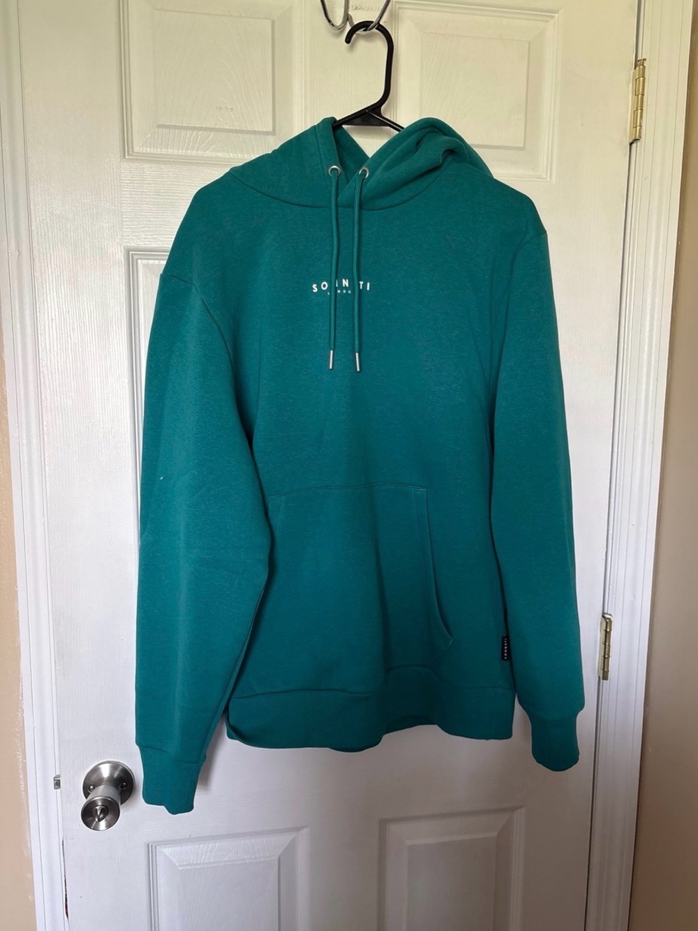 Sonneti London Teal Hoodie Jogger Matching Sweatsuit Set Size L
